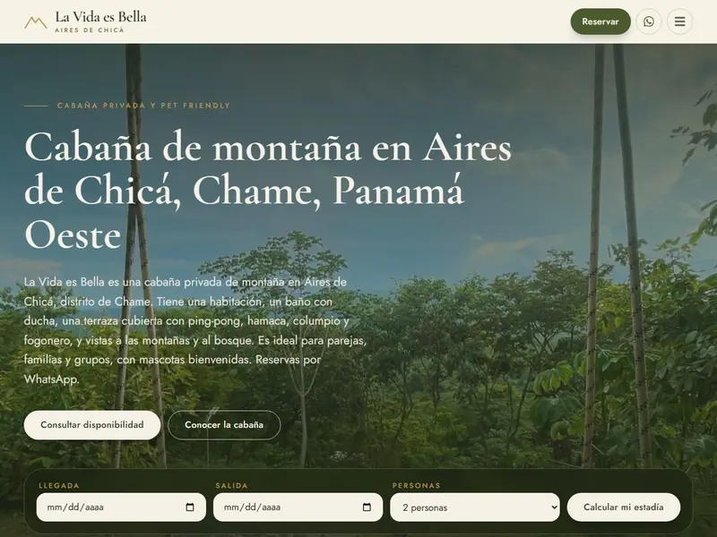 Web de La Vida es Bella